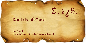 Darida Ábel névjegykártya