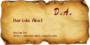 Darida Ábel névjegykártya